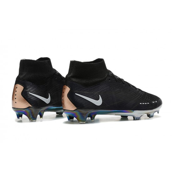 Kopacky Nike Air Zoom Mercurial Superfly Ix Elite Fg Černá Zlato Bílý Pánské High Football Cleats