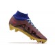 Kopacky Nike Air Zoom Mercurial Superfly Ix Elite Fg Modrý Zlato Růžový Pánské High Football Cleats