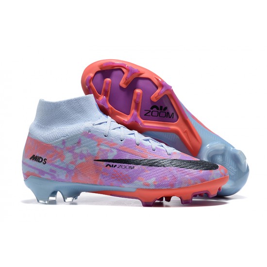 Kopacky Nike Air Zoom Mercurial Superfly Ix Elite Fg Modrý Nachový Pánské High Football Cleats