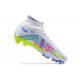 Kopacky Nike Air Zoom Mercurial Superfly Ix Elite Fg Modrý Bílý Žlutý Zelená Pánské High Football Cleats