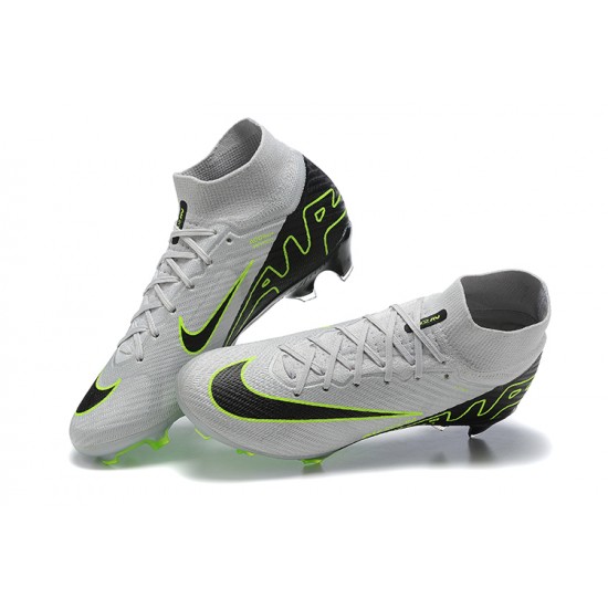 Kopacky Nike Air Zoom Mercurial Superfly Ix Elite Fg Šedá Černá Zelená Pánské High Football Cleats