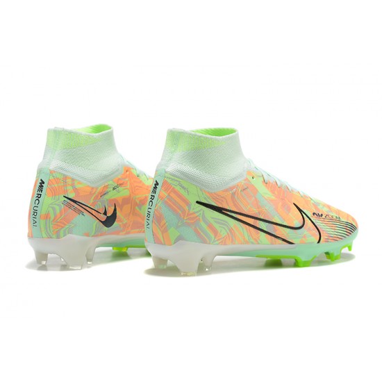 Kopacky Nike Air Zoom Mercurial Superfly Ix Elite Fg Zelená Černá Pánské High Football Cleats