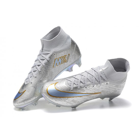 Kopacky Nike Air Zoom Mercurial Superfly Ix Elite Fg Zlato Pánské High Football Cleats