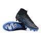 Kopacky Nike Air Zoom Mercurial Superfly Ix Elite Fg Bílý Modrý Černá Pánské High Football Cleats