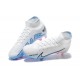 Kopacky Nike Air Zoom Mercurial Superfly Ix Elite Fg Bílý Modrý Růžový Pánské High Football Cleats