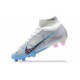 Kopacky Nike Air Zoom Mercurial Superfly Ix Elite Fg Bílý Modrý Růžový Červené Pánské High Football Cleats