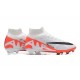 Kopacky Nike Air Zoom Mercurial Superfly Ix Elite Fg Bílý Oranžovýý Černá Pánské High Football Cleats