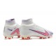 Kopacky Nike Air Zoom Mercurial Superfly Ix Elite Fg Bílý Růžový LightNachový Pánské High Football Cleats