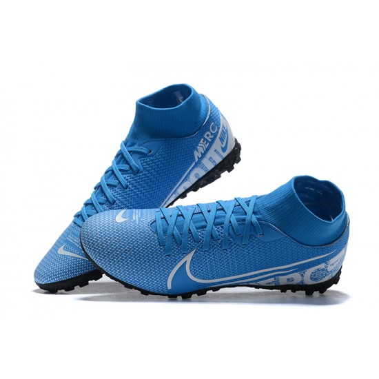 Kopacky Nike Mercurial Superfly 7 Elite RB MDS IC Modrý Bílý Černá High Pánské