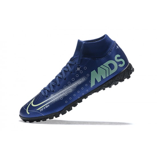 Kopacky Nike Mercurial Superfly 7 Elite RB MDS IC Modrý Žlutý Šedá High Pánské