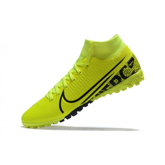 Kopacky Nike Mercurial Superfly 7 Elite RB MDS IC Zelená Žlutý Černá High Pánské