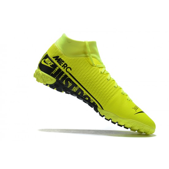 Kopacky Nike Mercurial Superfly 7 Elite RB MDS IC Zelená Žlutý Černá High Pánské