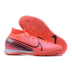 Kopacky Nike Mercurial Superfly 7 Elite RB MDS IC Růžový Černá Bílý High Pánské 