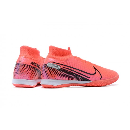 Kopacky Nike Mercurial Superfly 7 Elite RB MDS IC Růžový Černá Bílý High Pánské