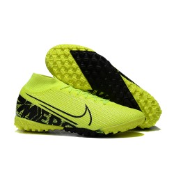 Kopacky Nike Mercurial Superfly 7 Elite TF Černá Zelená High Pánské 