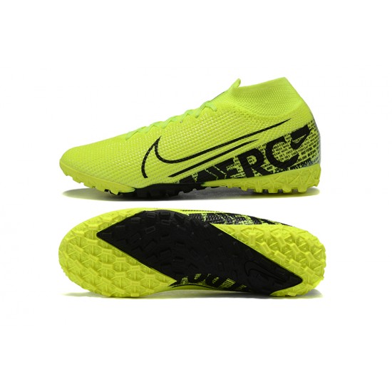 Kopacky Nike Mercurial Superfly 7 Elite TF Černá Zelená High Pánské