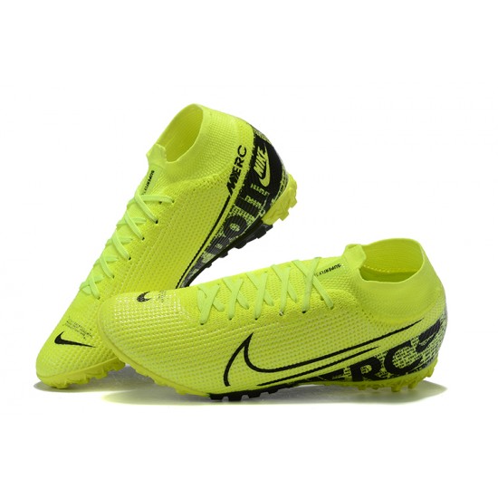 Kopacky Nike Mercurial Superfly 7 Elite TF Černá Zelená High Pánské