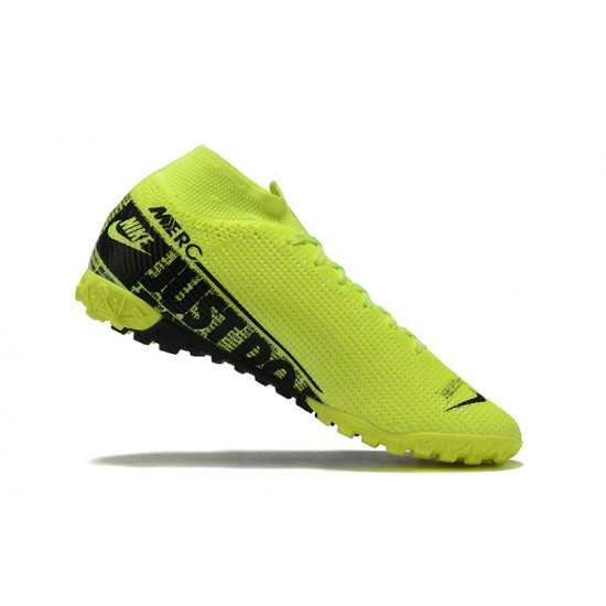 Kopacky Nike Mercurial Superfly 7 Elite TF Černá Zelená High Pánské