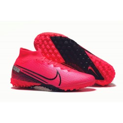 Kopacky Nike Mercurial Superfly 7 Elite TF Fuchsia Černá High Pánské 