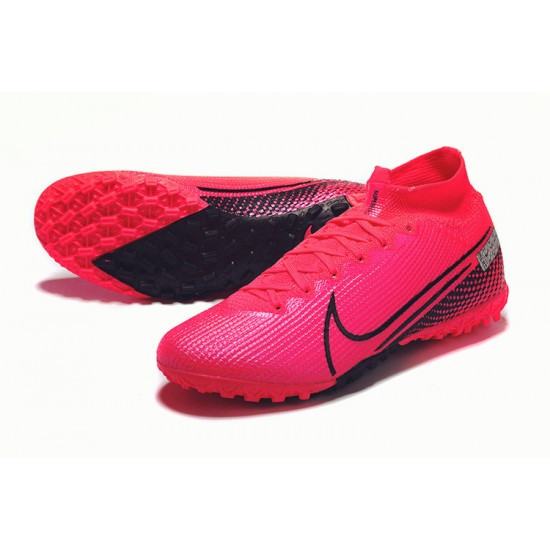 Kopacky Nike Mercurial Superfly 7 Elite TF Fuchsia Černá High Pánské