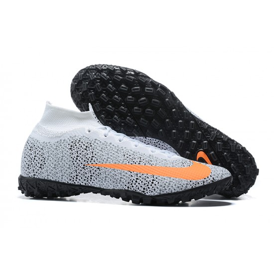 Kopacky Nike Mercurial Superfly 7 Elite TF Oranžovýý Černá Zlato High Pánské