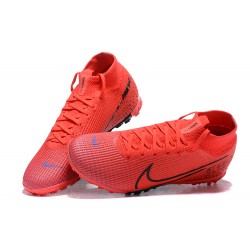 Kopacky Nike Mercurial Superfly 7 Elite TF Červené Černá Modrý High Pánské 