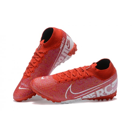 Kopacky Nike Mercurial Superfly 7 Elite TF Červené Bílý High Pánské