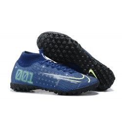 Kopacky Nike Mercurial Superfly 7 Elite TF Žlutý Grenn Modrý Černá High Pánské 