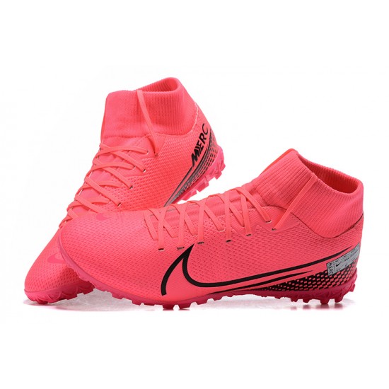 Kopacky Nike Mercurial Superfly VII Club TF Růžový Černá High Pánské
