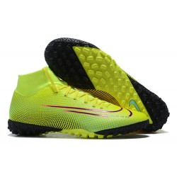 Kopacky Nike Mercurial Superfly VII Club TF Červené LightZelená Černá Žlutý High Pánské 