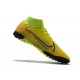 Kopacky Nike Mercurial Superfly VII Club TF Červené LightZelená Černá Žlutý High Pánské
