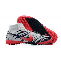 Kopacky Nike Mercurial Superfly VII Club TF Bílý Černá Oranžovýý Růžový High Pánské 