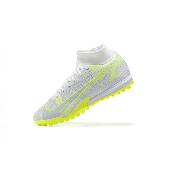 Kopacky Nike Mercurial Superfly VIII Academy TF LightŽlutý Bílý High Pánské