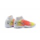 Kopacky Nike Mercurial Superfly VIII Academy TF Bílý Oranžovýý Žlutý High Pánské