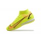 Kopacky Nike Mercurial Superfly VIII Academy TF Žlutý Černá Bílý Oranžovýý High Pánské