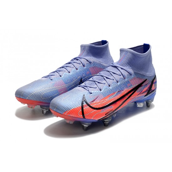 Kopacky Nike Mercurial Vapor XIV Elite SG PRO Anti Clog High Deep Modrý Pánské