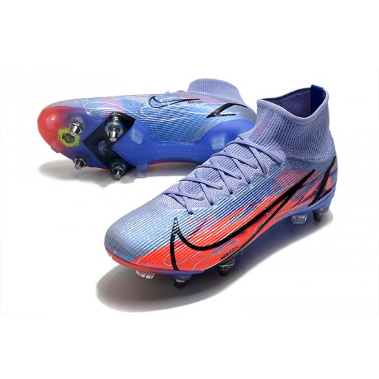 Kopacky Nike Mercurial Vapor XIV Elite SG PRO Anti Clog High Deep Modrý Pánské