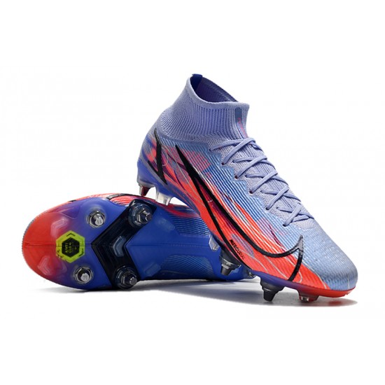 Kopacky Nike Mercurial Vapor XIV Elite SG PRO Anti Clog High Deep Modrý Pánské