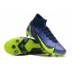 Kopacky Nike Mercurial Vapor XIV Elite SG PRO Anti Clog High Deep Modrý Žlutý Pánské