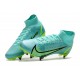 Kopacky Nike Mercurial Vapor XIV Elite SG PRO Anti Clog High Turqoise Pánské