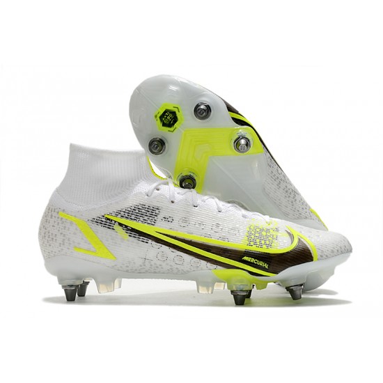 Kopacky Nike Mercurial Vapor XIV Elite SG PRO Anti Clog High Bílý Pánské