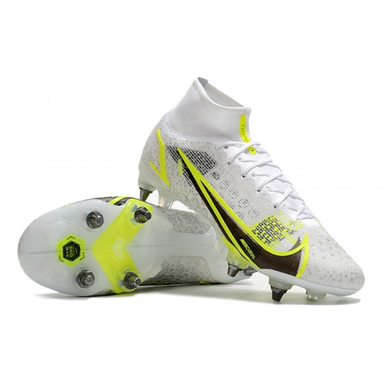 Kopacky Nike Mercurial Vapor XIV Elite SG PRO Anti Clog High Bílý Pánské