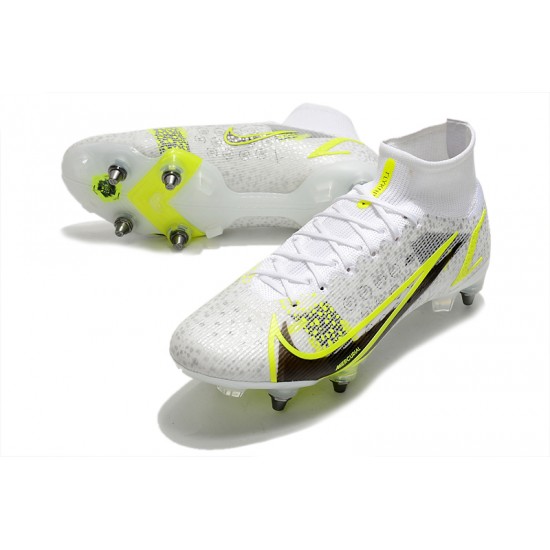 Kopacky Nike Mercurial Vapor XIV Elite SG PRO Anti Clog High Bílý Pánské