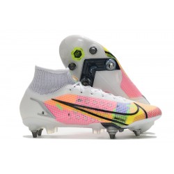 Kopacky Nike Mercurial Vapor XIV Elite SG PRO Anti Clog High Bílý Růžový Pánské 