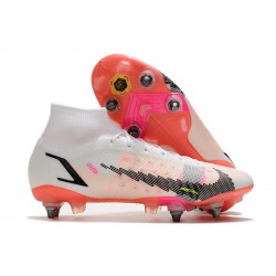 Kopacky Nike Mercurial Vapor XIV Elite SG PRO Anti Clog High Bílý Červené Pánské 