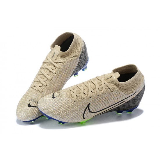 Kopacky Nike Superfly 7 Elite SE FG Hnědožlutý Modrý Zelená High Pánské