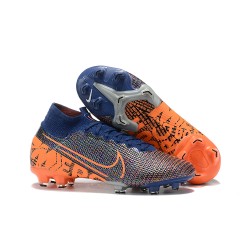 Kopacky Nike Superfly 7 Elite SE FG Oranžovýý Modrý High Pánské 