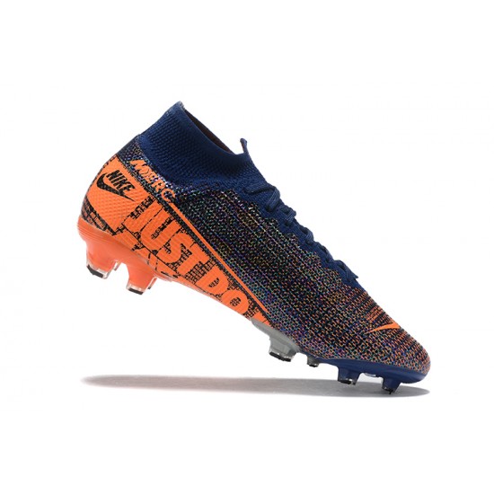 Kopacky Nike Superfly 7 Elite SE FG Oranžovýý Modrý High Pánské