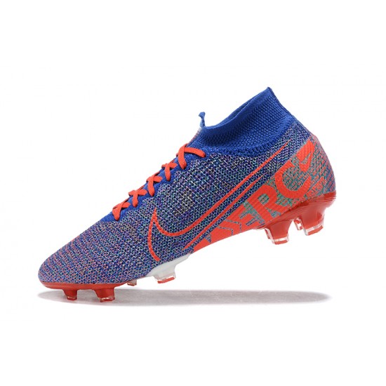 Kopacky Nike Superfly 7 Elite SE FG Oranžovýý LightModrý High Pánské