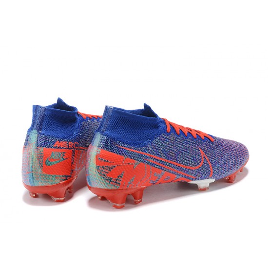 Kopacky Nike Superfly 7 Elite SE FG Oranžovýý LightModrý High Pánské